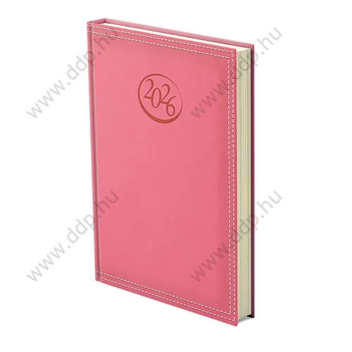 TOPTIMER Határidőnapló A/5 napi ACE A021 Korallpiros Előjegyzési naptár Agenda 150x210mm