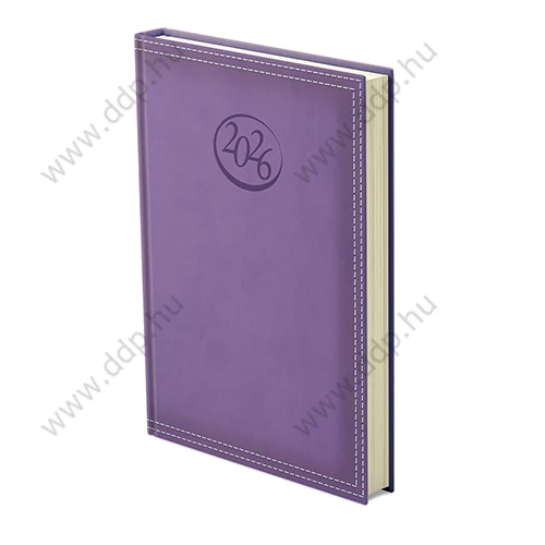 TOPTIMER Határidőnapló A/5 napi ACE A021 LILA Előjegyzési naptár Agenda 150x210mm