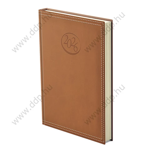 TOPTIMER Határidőnapló A/5 napi ACE A021 Barna Előjegyzési naptár Agenda 150x210mm