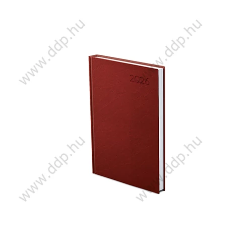 TOPTIMER Határidőnapló zseb mini heti ECONOMIC E031 bordó 1oldal/1hét 88x120mm zsebnaptár