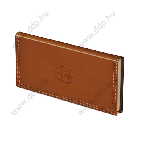 TOPTIMER Zsebnaptár fekvő ACE A030 Barna előjegyzési naptár határidőnapló 170x95mm