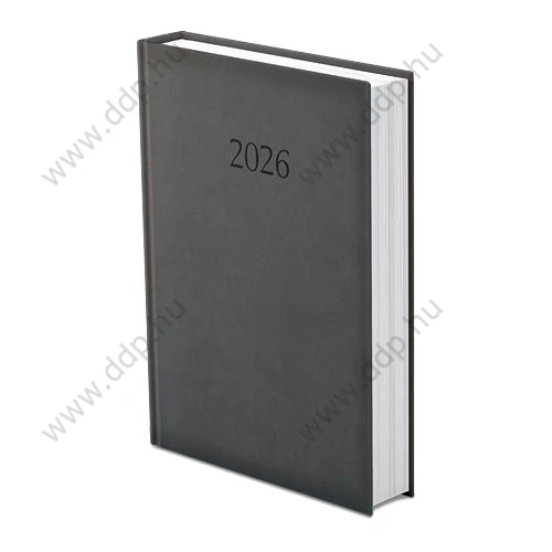 TOPTIMER Határidőnapló A/4 napi WIDE W024 FEKETE 205 x 290mm Előjegyzési naptár Agenda
