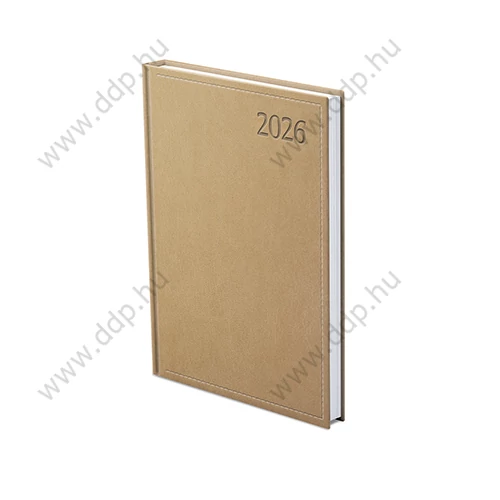 TOPTIMER Határidőnapló A/5 heti TRADITIONAL T015 BÉZS 150x210mm Előjegyzési naptár Agenda