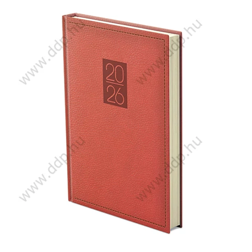 TOPTIMER Határidőnapló A/5 napi CLASSIC C021 bordó 150x210mm Előjegyzési naptár Agenda