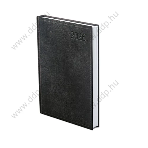 TOPTIMER Határidőnapló B/6 napi TRADITIONAL T022 fekete 120x170mm Előjegyzési naptár Agenda