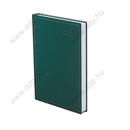 TOPTIMER Határidőnapló B/6 napi TRADITIONAL T022 zöld 120x170mm Előjegyzési naptár Agenda
