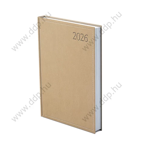 TOPTIMER Határidőnapló B/6 napi TRADITIONAL T022 BÉZS 120x170mm Előjegyzési naptár Agenda