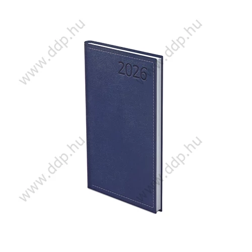 TOPTIMER Határidőnapló zseb álló TRADITIONAL T035 kék 95x170mm zsebnaptár