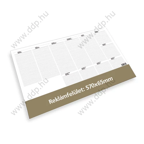 TOPTIMER Könyöklő Deskplan T110 26 lapos BÉZS színű könyöklőcsíkkal 576x407mm
