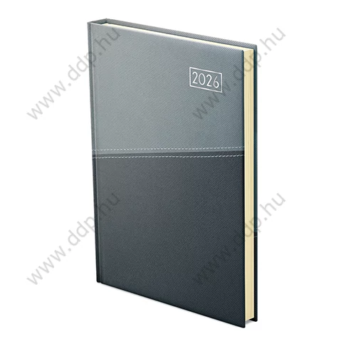 TOPTIMER Határidőnapló B/5 heti DUPLEX D011 antracit-szürke 170x240mm Előjegyzési naptár Agenda