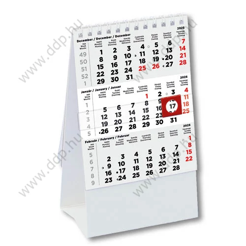 TOPTIMER Asztali speditőrnaptár T071 105x175mm