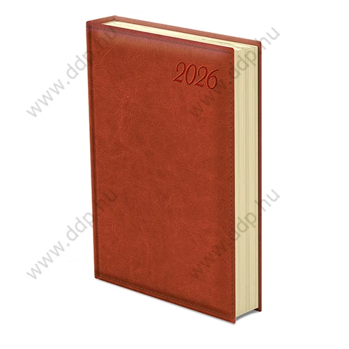TOPTIMER Határidőnapló B/5 napi IMAGE I020 vörösesbarna 170x240mm Előjegyzési naptár Agenda