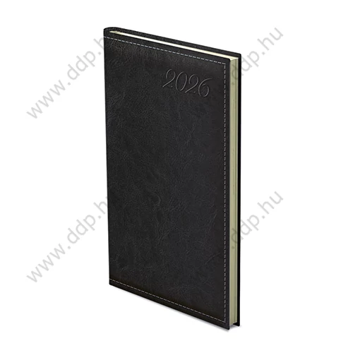TOPTIMER Határidőnapló zseb álló IMAGE I035 fekete 95x170mm zsebnaptár