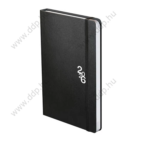 TOPTIMER Határidőnapló A/5 keskenyített heti RAINBOW R018 Fekete 130x210mm Előjegyzési naptár Agenda
