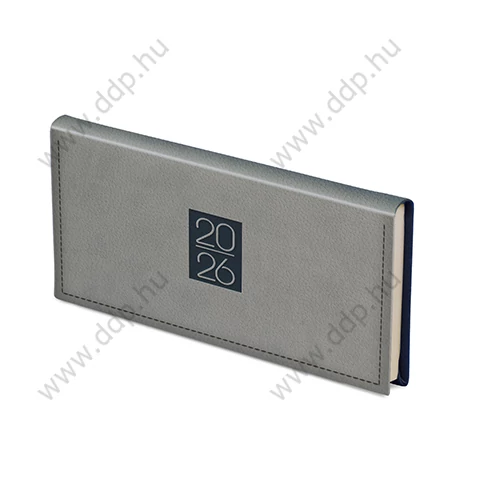 TOPTIMER Zsebnaptár fekvő CLASSIC C030 SZÜRKE előjegyzési naptár határidőnapló 170x95mm