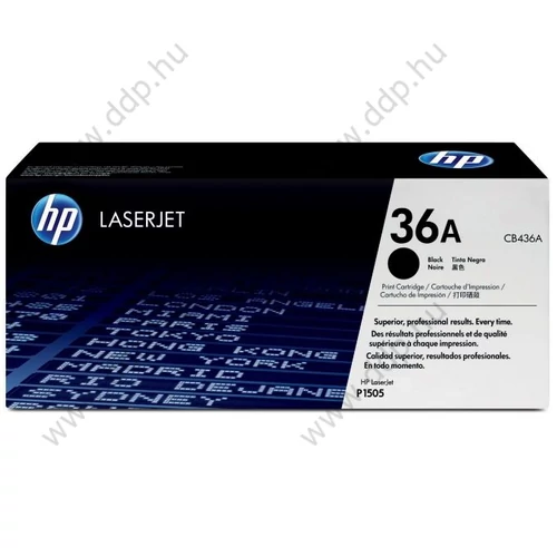 HP lézertoner CB436A fekete 2000 oldal