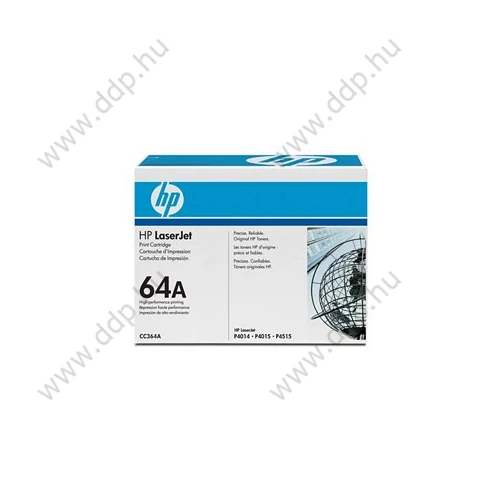 HP lézertoner CC364A fekete 10000 oldal