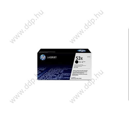 HP lézertoner Q7553X fekete 7000 oldal