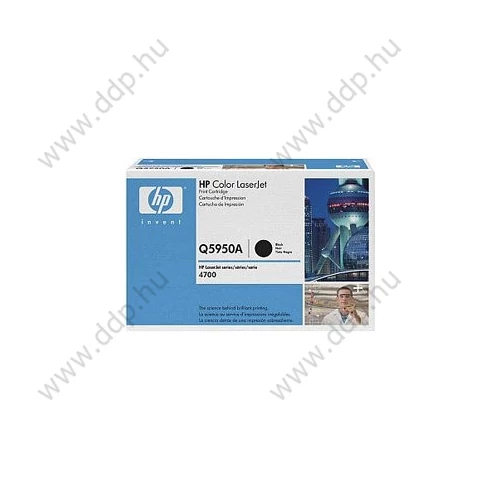 HP lézertoner Q5950A No.643A fekete 11000 oldal