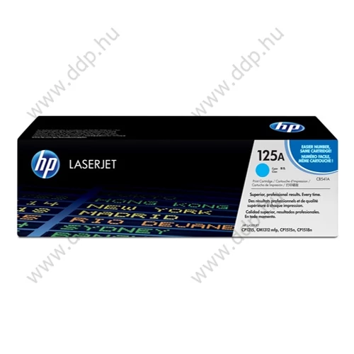 HP lézertoner CB541A kék 1400 oldal No.125A