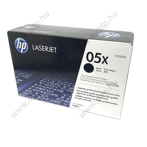 HP lézertoner CE505X fekete 6500 oldal
