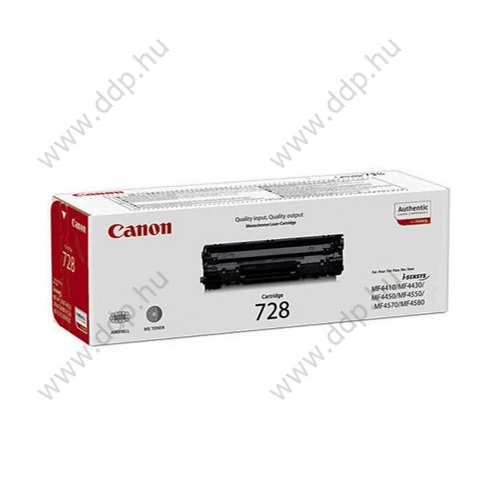Canon Lézertoner CRG-728 fekete 2100 oldal
