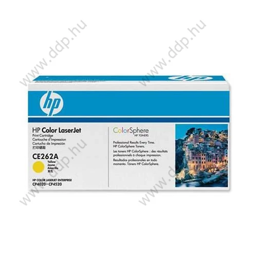 HP lézertoner CE262A sárga 11000 oldal