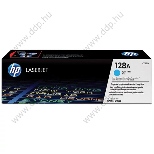 HP lézertoner CE321A kék 1300 oldal No.128A