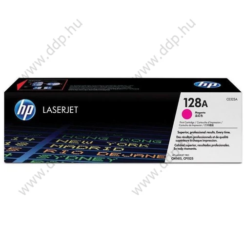 HP lézertoner CE323A bíbor 1300 oldal No.128A