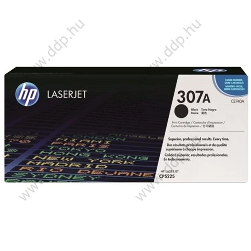 HP lézertoner CE740A No.307A fekete 7000 oldal