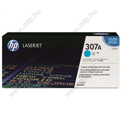 HP lézertoner CE741A No.307A kék 7300 oldal