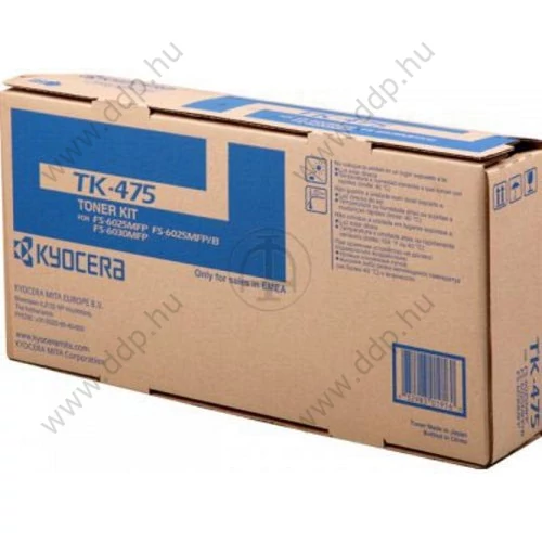 Kyocera lézertoner TK-475 fekete 15000 oldal