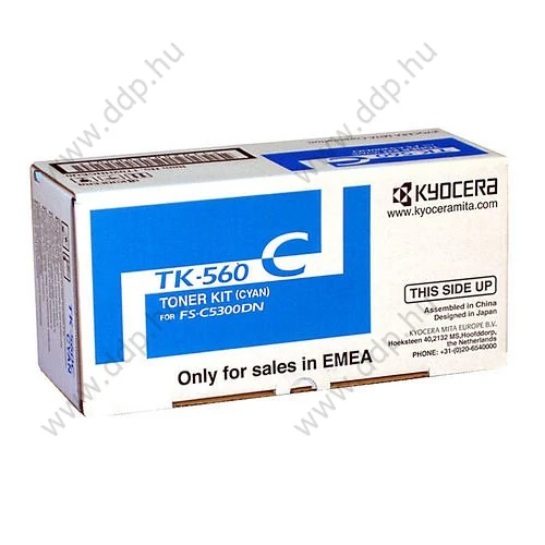 Kyocera lézertoner TK-560 kék 10000 oldal -TK-560C-