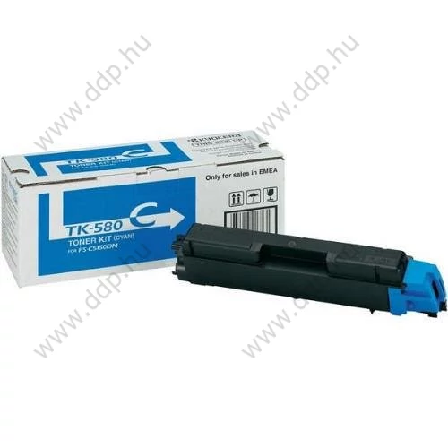 Kyocera lézertoner TK-580 kék 2800 oldal