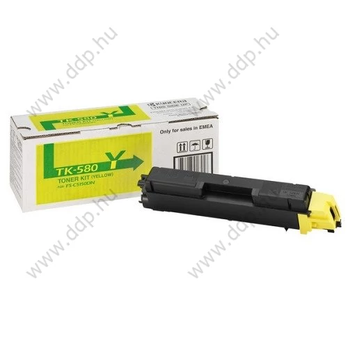 Kyocera lézertoner TK-580 sárga 2800 oldal