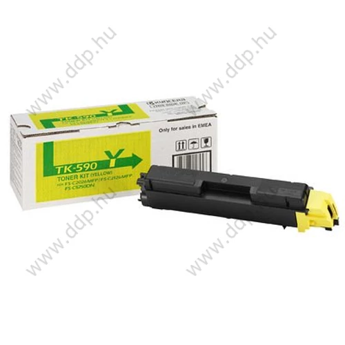 Kyocera lézertoner TK-590 sárga 5000 oldal