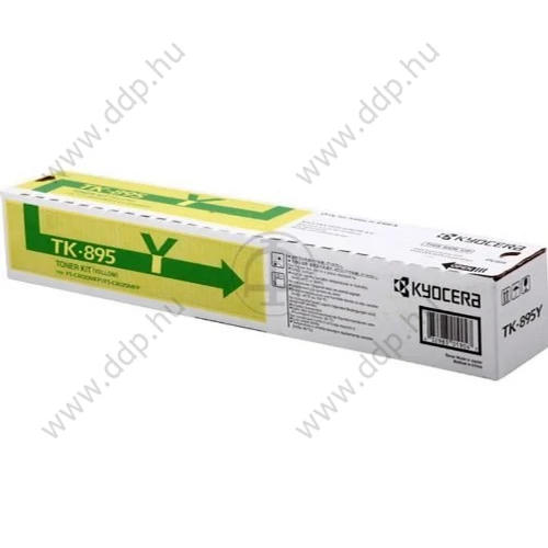 Kyocera lézertoner TK-895 sárga 6000 old