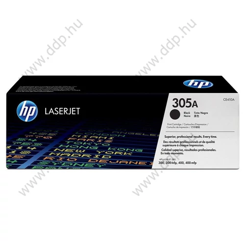 HP lézertoner CE410A fekete 2200 oldal No.305A