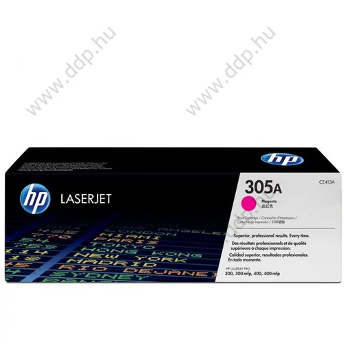 HP lézertoner CE413A bíbor 2600 oldal No.305A
