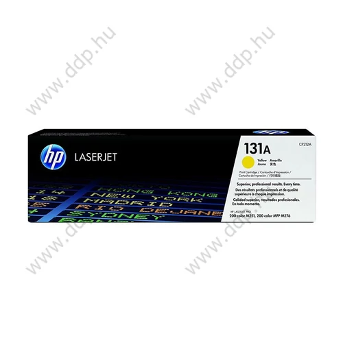 HP lézertoner CF212A sárga 1800 oldal No.131A
