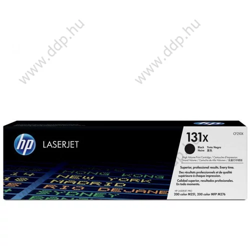 HP lézertoner CF210X fekete 2400 oldal