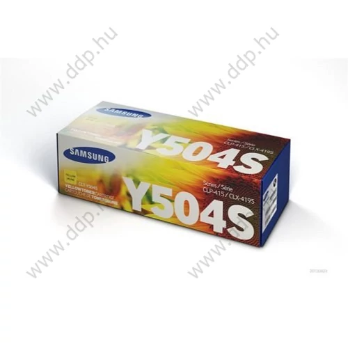 Samsung lézertoner CLT-Y504S sárga 1800 oldal