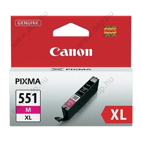 Canon tintapatron CLI-551XL bíbor 695 oldal