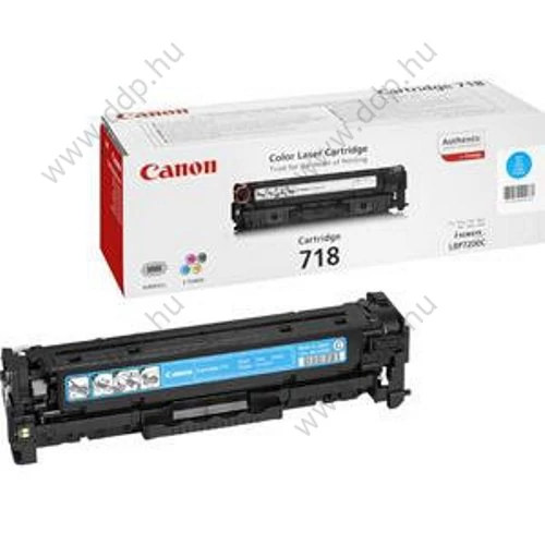Canon lézertoner CRG-718 kék 2900 oldal