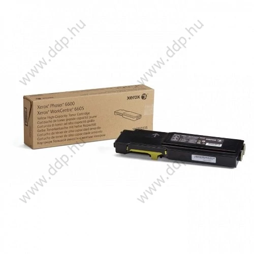 Xerox lézertoner 106R02235 sárga 6000 oldal