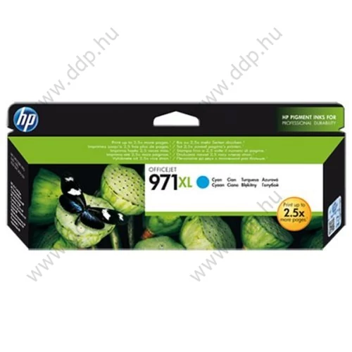 HP tintapatron CN626AE No.971XL kék 6600 oldal