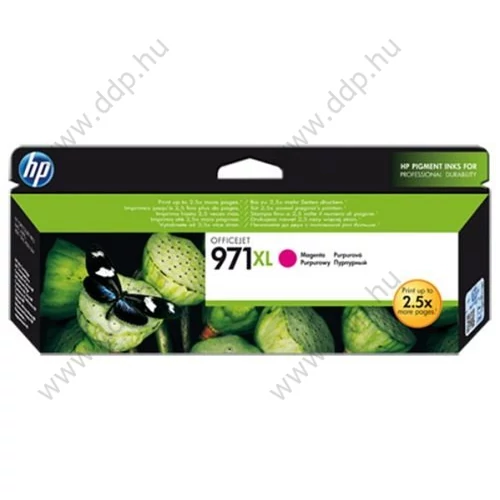 HP tintapatron CN627AE No.971XL bíbor 6600 oldal