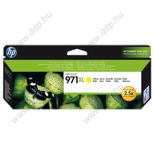 HP tintapatron CN628AE No.971XL sárga 6600 oldal