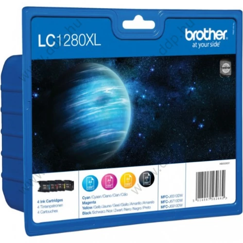Brother tintapatron LC 1280XL szett (fekete/kék/bíbor/sárga)