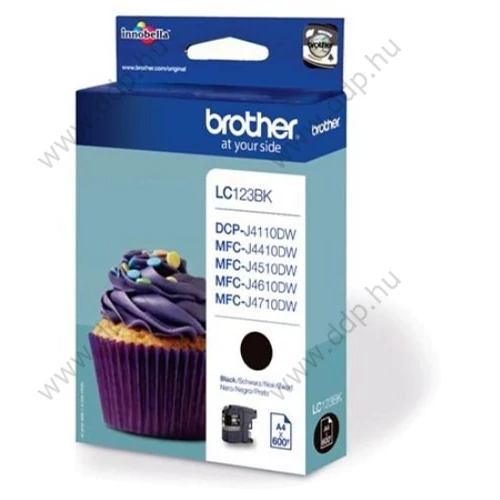 Brother tintapatron LC123 fekete 600 oldal